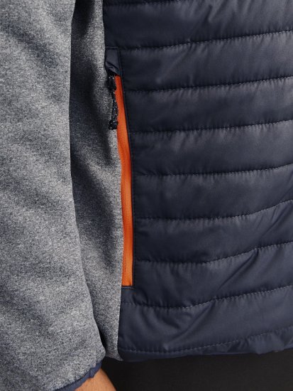 Jack & Jones MULTI QUILTED SET-IN Sleeves Jacket Grey Melange - Jackor - Stora jackor - 2XL-12XL