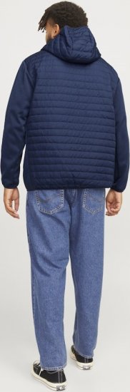 Jack & Jones MULTI QUILTED SET-IN Sleeves Jacket Navy Blazer - Jackor - Stora jackor - 2XL-12XL