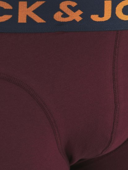 Jack & Jones LICHFIELD Trunks 3-Pack Burgundy - Underkläder & badkläder - Stora underkläder för män