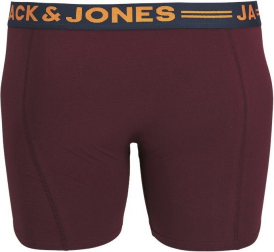 Jack & Jones LICHFIELD Trunks 3-Pack Burgundy - Underkläder & badkläder - Stora underkläder för män