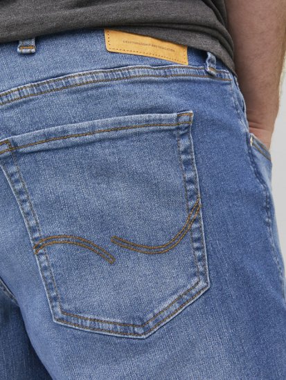 Jack & Jones MIKE ORIGINAL SQ 223 Jeans Blue Denim - Jeans & byxor - Stora Jeans och Stora Byxor