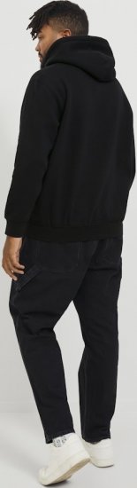 Jack & Jones ESTERBRO Hoodie Black - Tröjor & hoodies - Stora hoodies & tröjor - 2XL-14XL