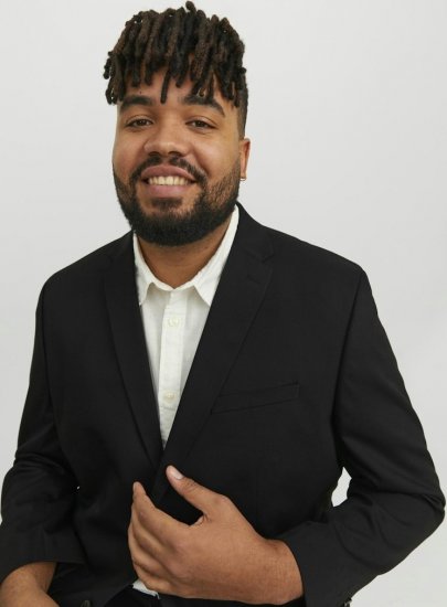 Jack & Jones FRANCO Blazer Black - Kostymer och kavajer - Kostymer i stora storlekar