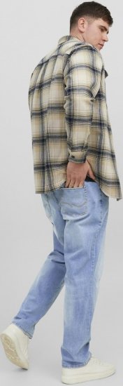 Jack & Jones MIKE JORIGINAL SQ 330 Jeans Blue Denim - Jeans & byxor - Stora Jeans och Stora Byxor