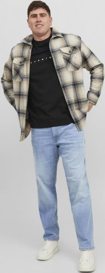 Jack & Jones MIKE JORIGINAL SQ 330 Jeans Blue Denim - Jeans & byxor - Stora Jeans och Stora Byxor