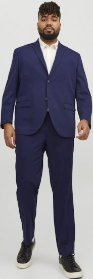  Jack & Jones FRANCO Suit Pants Medieval Blue - Kostymer och kavajer - Kostymer i stora storlekar