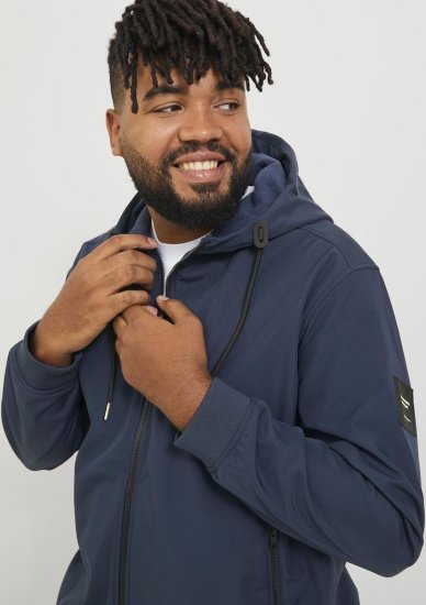 Jack & Jones BASIC Water-Resistant Softshell Jacket Navy Blazer - Jackor - Stora jackor - 2XL-12XL