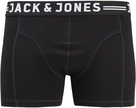 Jack & Jones SENSE Trunks 3-Pack Black - Underkläder & badkläder - Stora underkläder för män