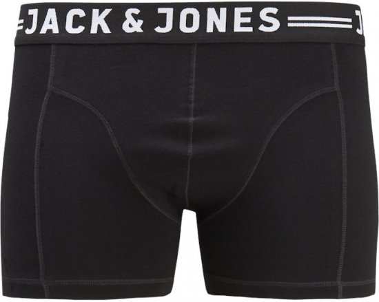Jack & Jones SENSE Trunks 3-Pack Black - Underkläder & badkläder - Stora underkläder för män