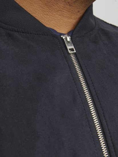 Jack & Jones ROCKY Faux Suede Bomber Jacket Jet Black - Jackor - Stora jackor - 2XL-12XL