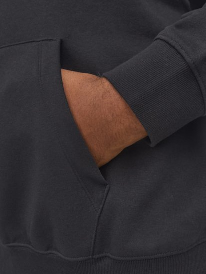 Jack & Jones STAR Hoodie Black - Tröjor & hoodies - Stora hoodies & tröjor - 2XL-14XL