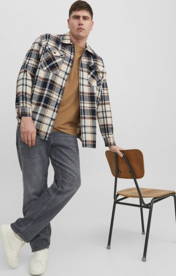 Jack & Jones MIKE ORIGINAL SQ 270 Jeans Black Denim - Jeans & byxor - Stora Jeans och Stora Byxor
