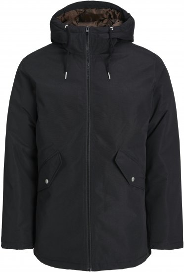 Jack & Jones JJLOOP Parka Black - Jackor - Stora jackor - 2XL-12XL