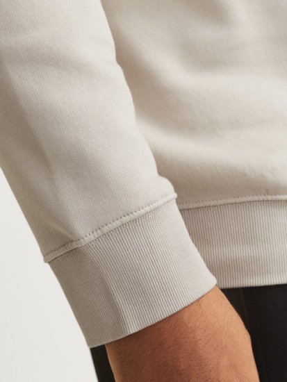 Jack & Jones LEGACY 2 Color Hoodie Beige - Tröjor & hoodies - Stora hoodies & tröjor - 2XL-14XL