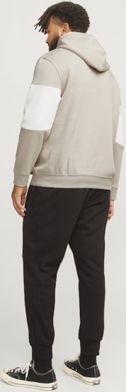 Jack & Jones LEGACY 2 Color Hoodie Beige - Tröjor & hoodies - Stora hoodies & tröjor - 2XL-14XL