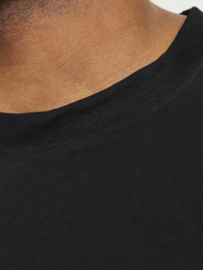 Jack & Jones BRADLEY T-Shirt Black - T-shirts - Stora T-shirts - 2XL-14XL