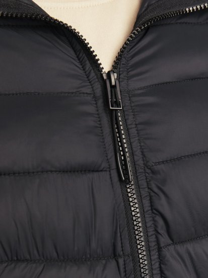 Jack & Jones SPRINT Quilted Hooded Jacket Black - Jackor - Stora jackor - 2XL-12XL