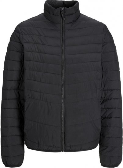 Jack & Jones STATE Puffer Jacket With Collar Black - Jackor - Stora jackor - 2XL-12XL
