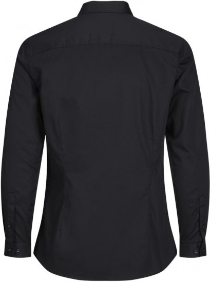 Jack & Jones ARMA LS Shirt Black - Skjortor - Stora skjortor - 2XL-8XL