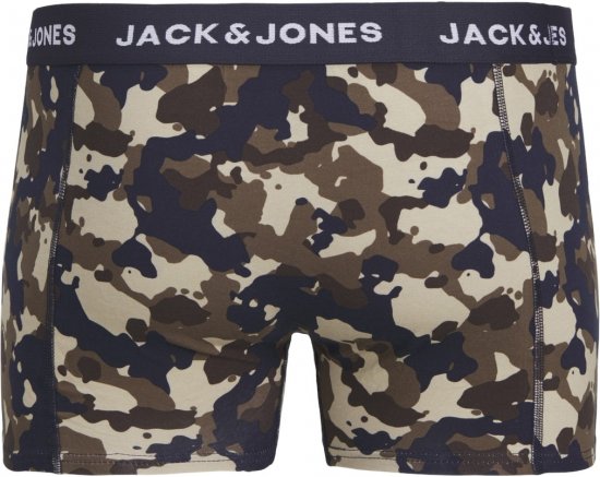 Jack & Jones JACCAMOFLAGE Trunks 3-Pack Navy Blazer - Underkläder & badkläder - Stora underkläder för män