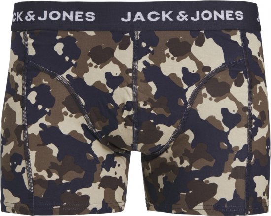 Jack & Jones JACCAMOFLAGE Trunks 3-Pack Navy Blazer - Underkläder & badkläder - Stora underkläder för män