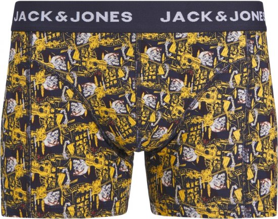 Jack & Jones SKULLROCK Trunks 3-Pack Navy Blazer - Underkläder & badkläder - Stora underkläder för män