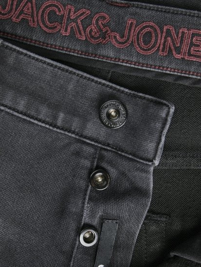 Jack & Jones JJIMIKE JJICON I.K. SQ 028 Jeans Black Denim - Jeans & byxor - Stora Jeans och Stora Byxor
