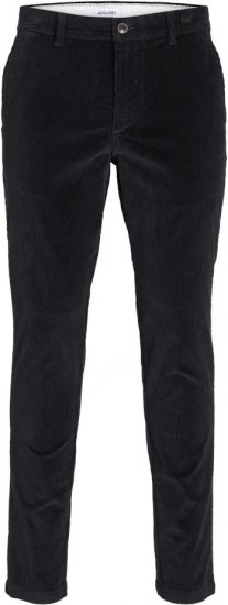 Jack & Jones MARCO Corduroy Chinos Pants Black - Jeans & byxor - Stora Jeans och Stora Byxor