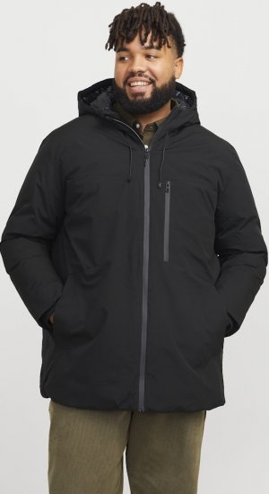 Jack & Jones PAYNE Windproof Parka Black - Jackor - Stora jackor - 2XL-12XL