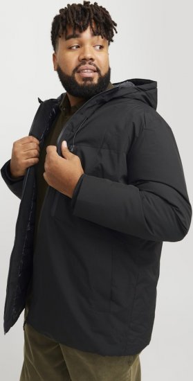 Jack & Jones PAYNE Windproof Parka Black - Jackor - Stora jackor - 2XL-12XL