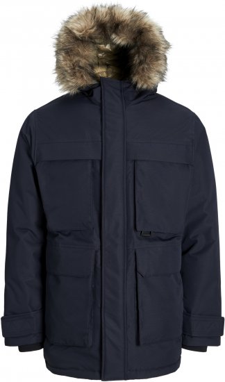 Jack & Jones STAR Parka Dark Navy - Jackor - Stora jackor - 2XL-12XL