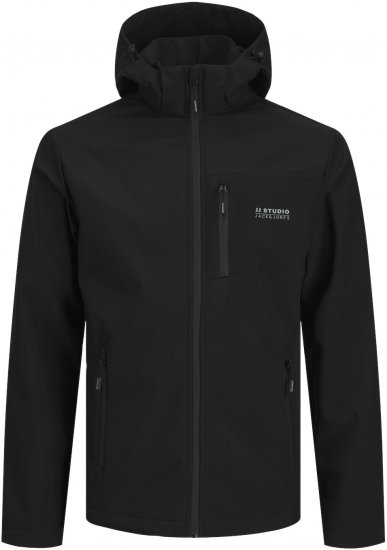Jack & Jones JJTAYLOR Softshell Jacket Black - Jackor - Stora jackor - 2XL-12XL