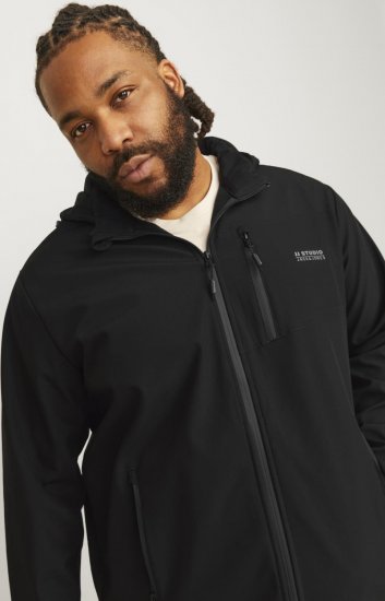 Jack & Jones JJTAYLOR Softshell Jacket Black - Jackor - Stora jackor - 2XL-12XL