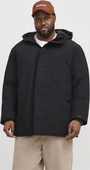 Jack & Jones KEEN Windproof Parka Black - Jackor - Stora jackor - 2XL-12XL