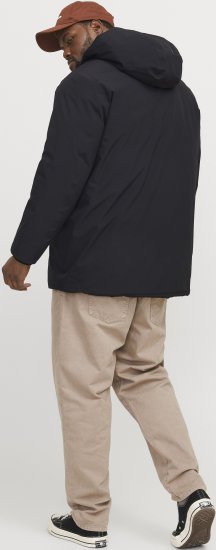 Jack & Jones KEEN Windproof Parka Black - Jackor - Stora jackor - 2XL-12XL