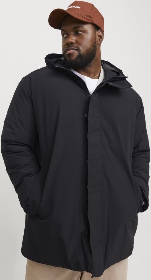 Jack & Jones KEEN Windproof Parka Black - Jackor - Stora jackor - 2XL-12XL