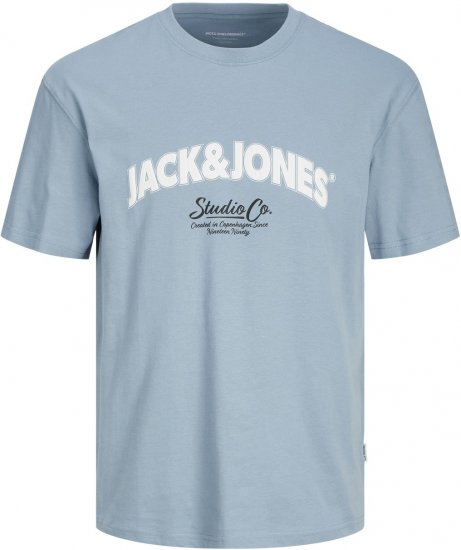 Jack & Jones JORBRONX T-Shirt Light Blue - T-shirts - Stora T-shirts - 2XL-14XL