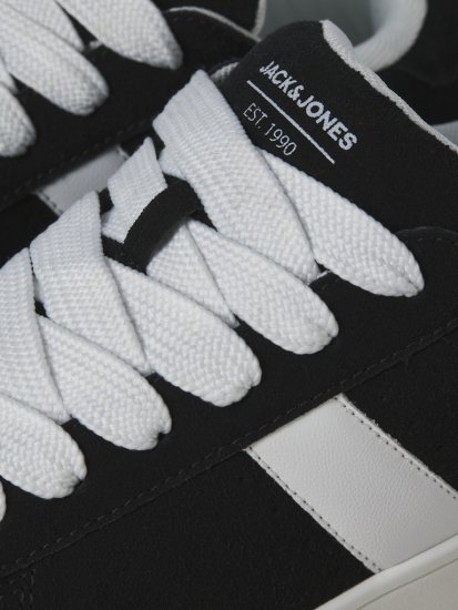 Jack & Jones Miles SYN Suede Sneakers Black - Herrskor 40-52 - 