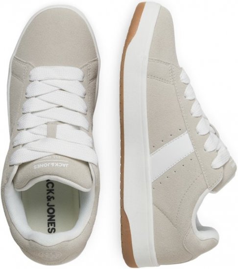 Jack & Jones Miles SYN Suede Sneakers Beige - Herrskor 40-52 - 