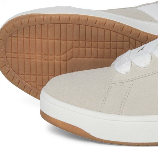 Jack & Jones Miles SYN Suede Sneakers Beige - Herrskor 40-52 - 