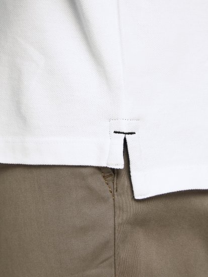 Jack & Jones PAULOS Short Sleeve Polo White/PS - Pikétröjor - Stora pikétröjor - 2XL-8XL