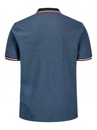 Jack & Jones Paulos Polo Denim Blue - Pikétröjor - Stora pikétröjor - 2XL-8XL