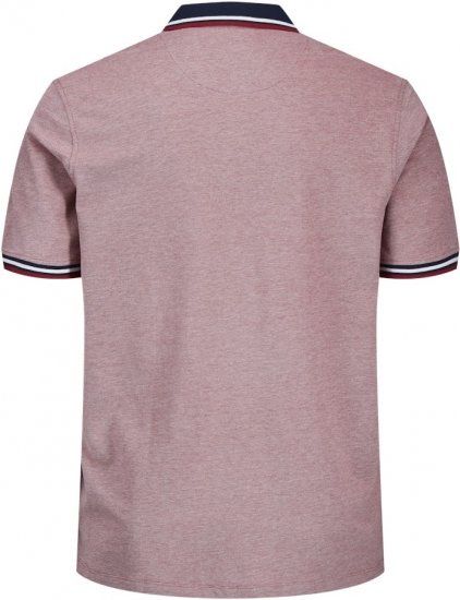 Jack & Jones PAULOS Short Sleeve Polo Rio Red/PS - Pikétröjor - Stora pikétröjor - 2XL-8XL