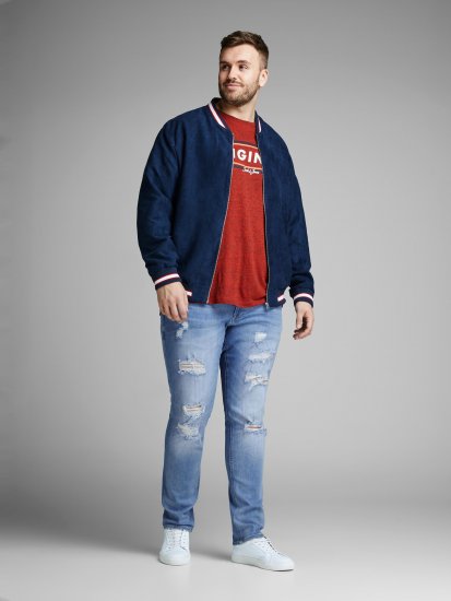 Jack & Jones Liam Jeans Blue Denim - Jeans & byxor - Stora Jeans och Stora Byxor