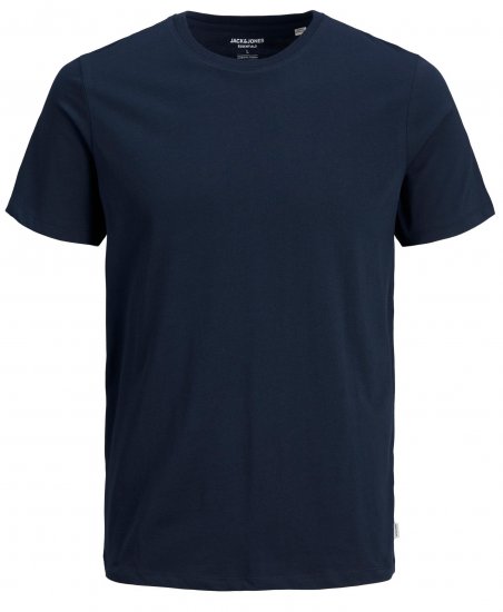 Jack & Jones Organic Basic T-shirt Navy Blazer - T-shirts - Stora T-shirts - 2XL-14XL