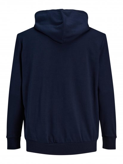 Jack & Jones Basic Sweat Zip Hood Navy Blazer - Tröjor & hoodies - Stora hoodies & tröjor - 2XL-14XL