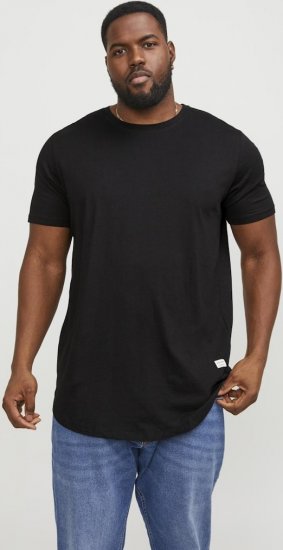 Jack & Jones NOA Crew Neck T-Shirt Black - T-shirts - Stora T-shirts - 2XL-14XL