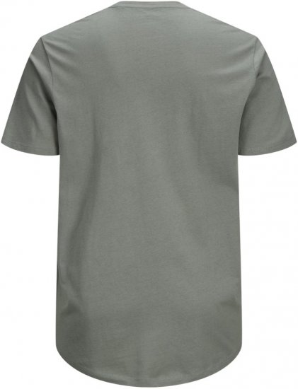 Jack & Jones NOA Crew Neck T-Shirt Grey - T-shirts - Stora T-shirts - 2XL-14XL