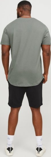 Jack & Jones NOA Crew Neck T-Shirt Grey - T-shirts - Stora T-shirts - 2XL-14XL