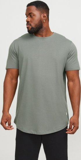 Jack & Jones NOA Crew Neck T-Shirt Grey - T-shirts - Stora T-shirts - 2XL-14XL